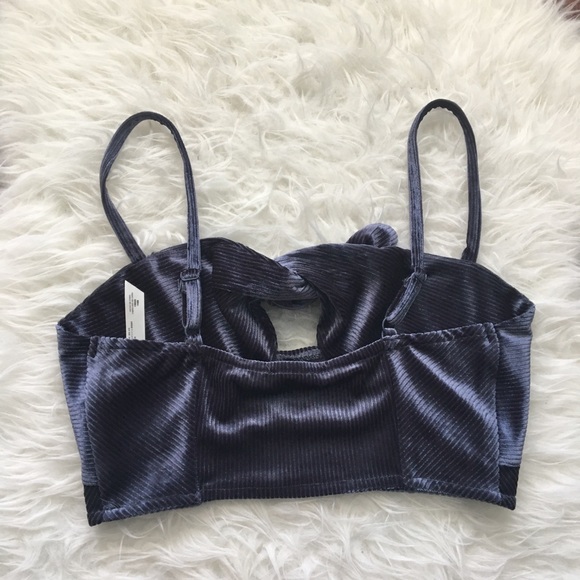 🆕Velvet Free People Crop Top S - Picture 2 of 6